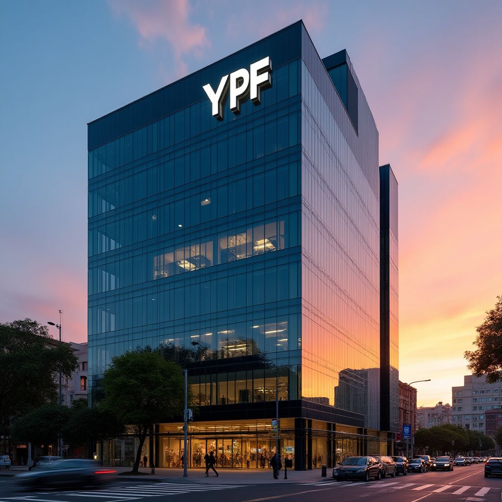 Sede central de YPF en Buenos Aires