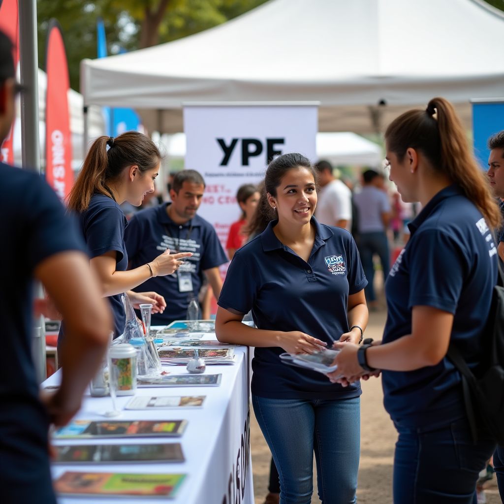 Evento comunitario patrocinado por YPF